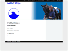 Tablet Screenshot of institut-woge.at